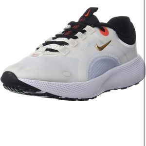 Nike Womens React Escape Running Trainers (Summit White Metallic Gold Coin 103)